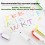 (5 Fluorescent Set) Zebra Handwriting Pen Mildliner Highlighter Set wi 6