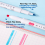 (5 Fluorescent Set) Zebra Handwriting Pen Mildliner Highlighter Set wi 3