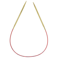 Addi Circular Lace Needle Brass Gold 40cm x 3,25mm