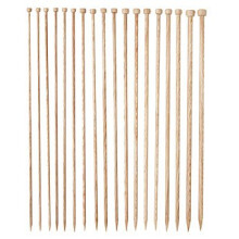 Knit Picks gerades Einzelspitz-Stricknadel-Set aus Holz, US 411 (Sunstruck 14 Zoll)