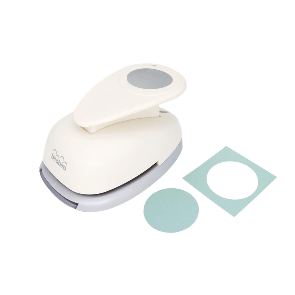 Bira, Perforatrice A Leva Circolare Da 5,1 Cm, Per Lavori Con Carta, Scrapbooking, Biglietti Artistici (Cerchio Da 5,1 Cm)-image