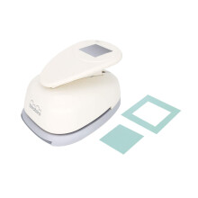 Bira Craft 1 3/4 x 1 3/4 Zoll quadratischer Hebel-Bastelstanzer zum Basteln von Papier, Scrapbooking (2,5 Zoll quadratisch, diagonal gemessen)