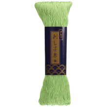 Sashiko riedidlo nite, 170 metrov, klbko - farba 12, svetlozelen    - japonsk    pre      vanie a vy      vanie