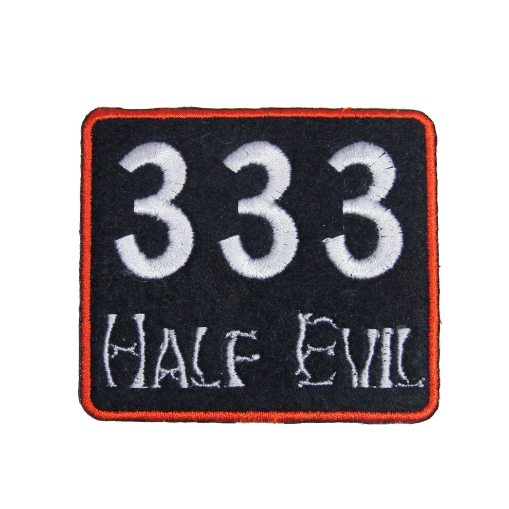 333 Halbböses Bügelbild