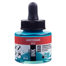 Amsterdam Acryl-Tintenflasche, 30 ml, Trkisblau 522 (17205220)