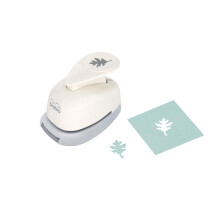 Bira Craft 5/8 Zoll Eichenblattform-Bastelstanzer mit Hebelwirkung zum Basteln von Papier und Scrapbooking