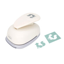 Bira 3 tommer Fox Lever Action Craft Punch til Paper Crafting Scrapbooking Cards Arts DIY -projekter