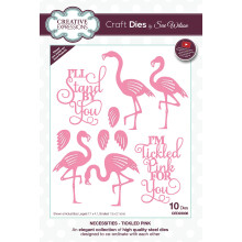 CREATIVE EXPRESSIONS 3PL CRAFT DIES TICKL PINK Metal