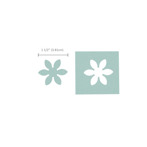 Bira Craft 1.5 inch Daisy 2 Δύο Λεπίδες Χειροτεχνίας Punch για Χαρτί 1