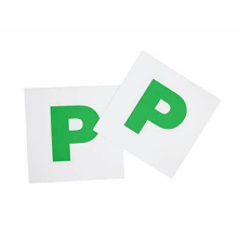 2pc New Driver P Plate Fully Magnetic Safety Car Learner Just Passed Legal Sign