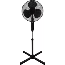 16"Floor Standing 35W Oscillating Pedestal Fan 3 Speed Air cool Black