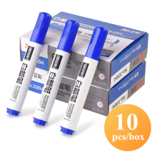 (10pcs Blue) 10 Pcs/box Whiteboard Pen Easy To Wipe Quick Dryin