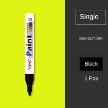 (black) 1Pcs Waterproof Cars Wheel Tire Oily Mark Pen Auto
