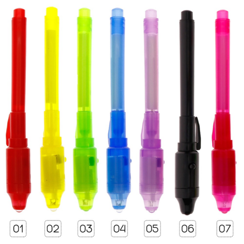 (blue) Magic Purple 2 In 1 UV Graffiti Black Light Combo 2