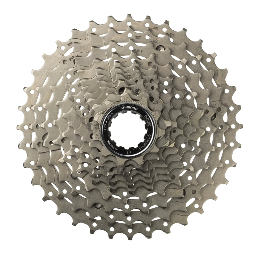 SHIMANO Unisex Kassette 10 Fach Sprocket  Silber  11-36T UK
