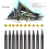 () 10Pcs/set Waterproof Ink Black Micron Neelde Drawi 7