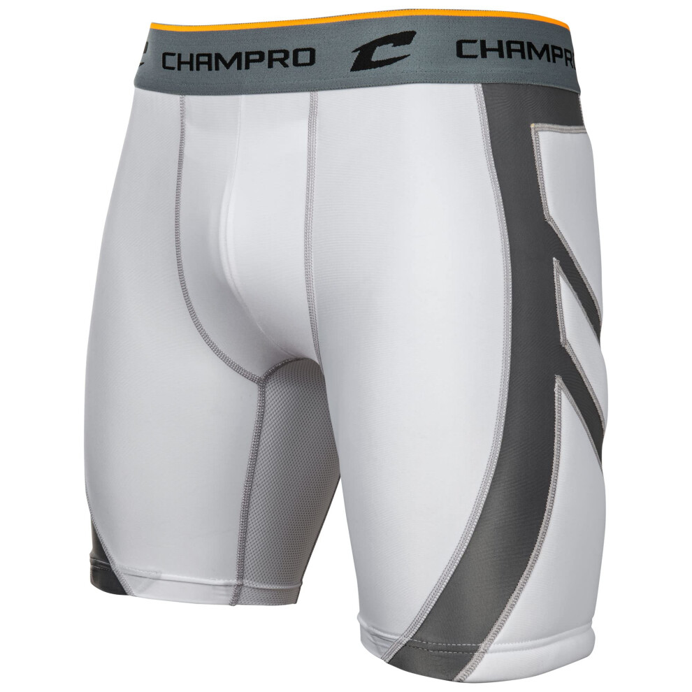 Champro Wind Up Compression Poliestere/Spandex Pantaloncini Scorrevoli Con Coppa You-image