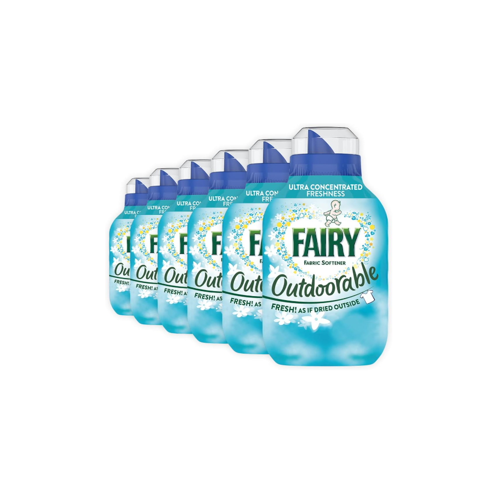 Fairy Outdoorable Fabric Conditioner, 210 Washes, Ultra Concentrated Formula For Sensitive Skin, Dermatologically Tested