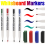 (4pcs black) 4pcs/set Whiteboard Marker Pens Blackboard Pens 4c 2