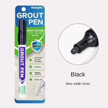 (Black) Ceramic Tile Pen Wall Grout Restorer Pen Repair Ma