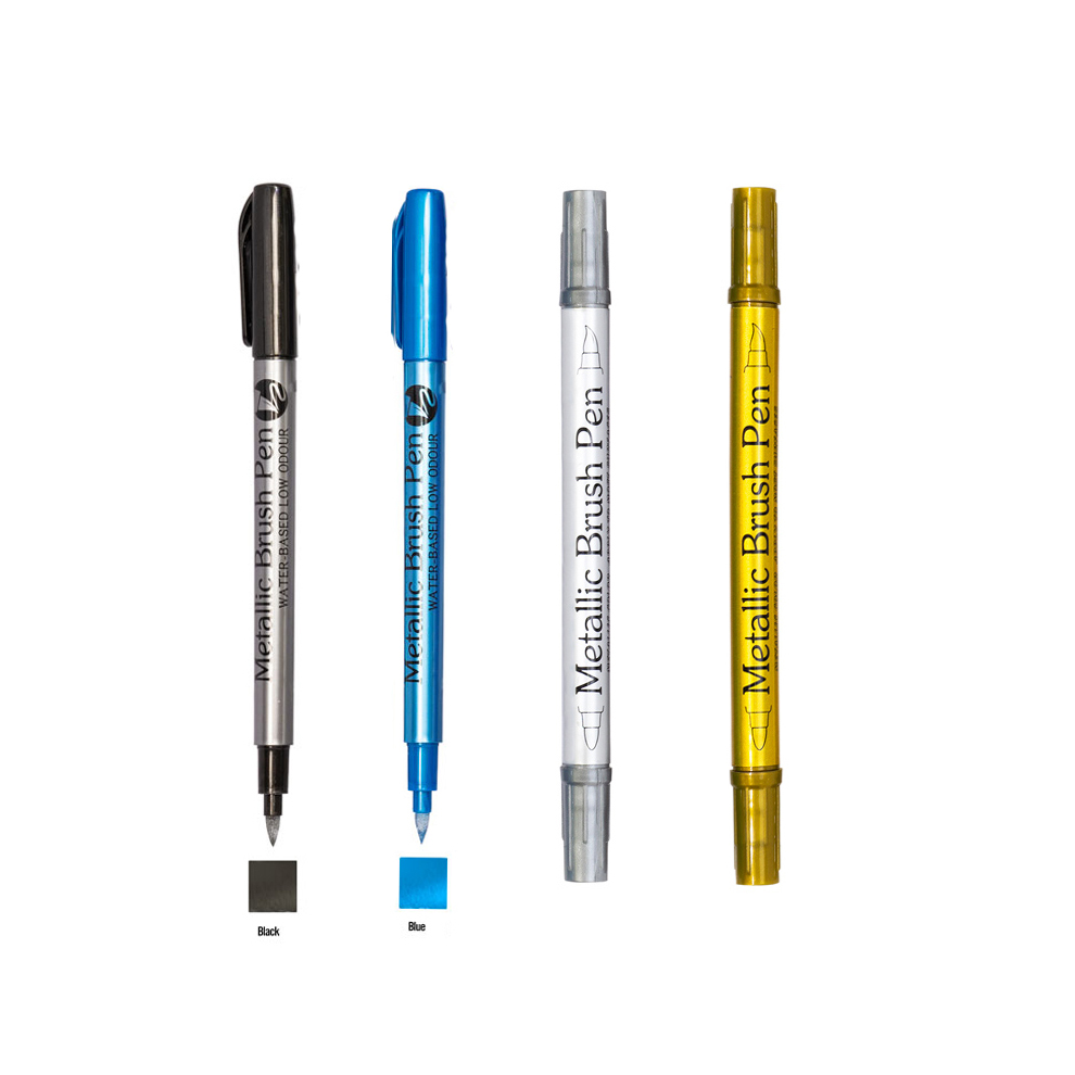 (4PC 1) Metallic Markers Pens Color Silver Gold Paint Pens-image-OPC-PGHGY28-NEW