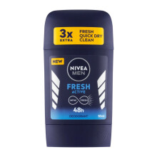 Nivea Men Fresh Active 48H Deodorant Stick 50ml | Long-Lasting Odour Protection & Cool Freshness for All-Day Confidence