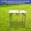 3FT SQUARE WHITE FOLDING TABLE FOR PICNIC/KITCHEN/CAMPING/DINNER/GARDEN/OUTDOOR 2