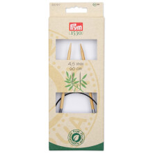 Prym 24"" Rundstricknadeln aus Bambus, 4,5 mm, Natur