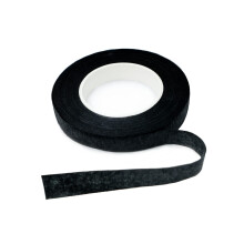 BEADNOVA Banda florala Banda de flori de 1/2 inch Banda florala neagra pentru buchete Aranjamente florale Wrap Craft (negru 30 de metri)