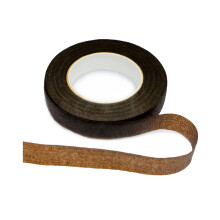 BEADNOVA Banda florala Banda de flori de 1/2 inch Banda florala maro pentru buchete Aranjamente florale Wrap Craft (maro 30 de metri)