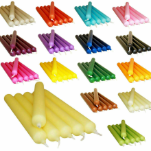 Colourful Dinner Candles For Price - Many Colours Pack Of 10