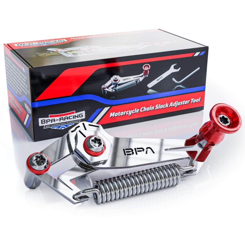 BPA-RACING Motorcycle Chain Slack Adjuster Tool - Innovative Chain Ten
