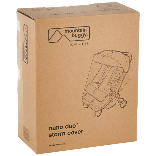Mountain Buggy Nano Duo Sturmabdeckung, transparent