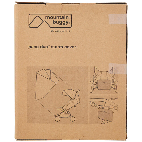 Mountain Buggy Nano Duo Sturmabdeckung, transparent 1