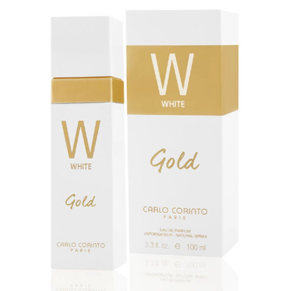 Carlo Corinto Corinto White Gold Women 34 Oz Eau De Toilette Spray New
