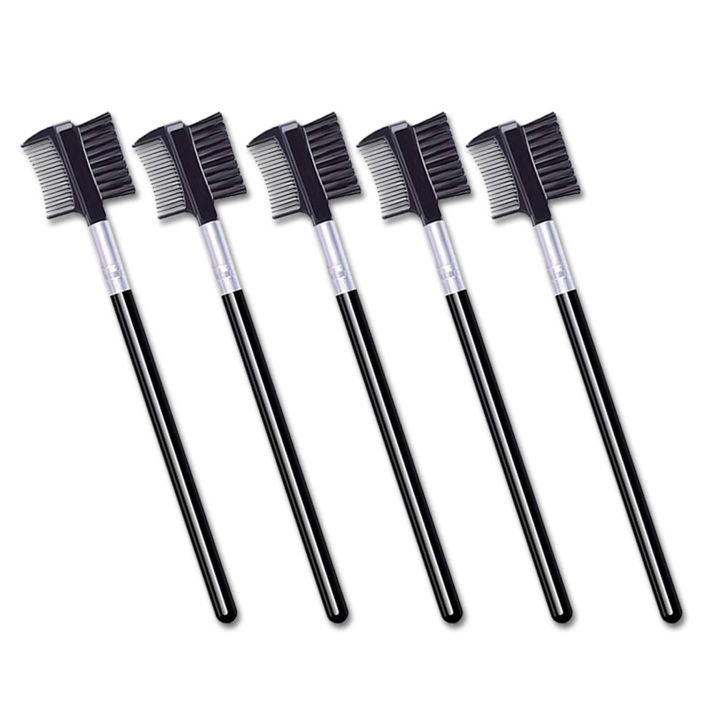 Lookseven Eyelash Comb And Eyebrow Brush Eyelash Brush Comb Set (5Pcs)