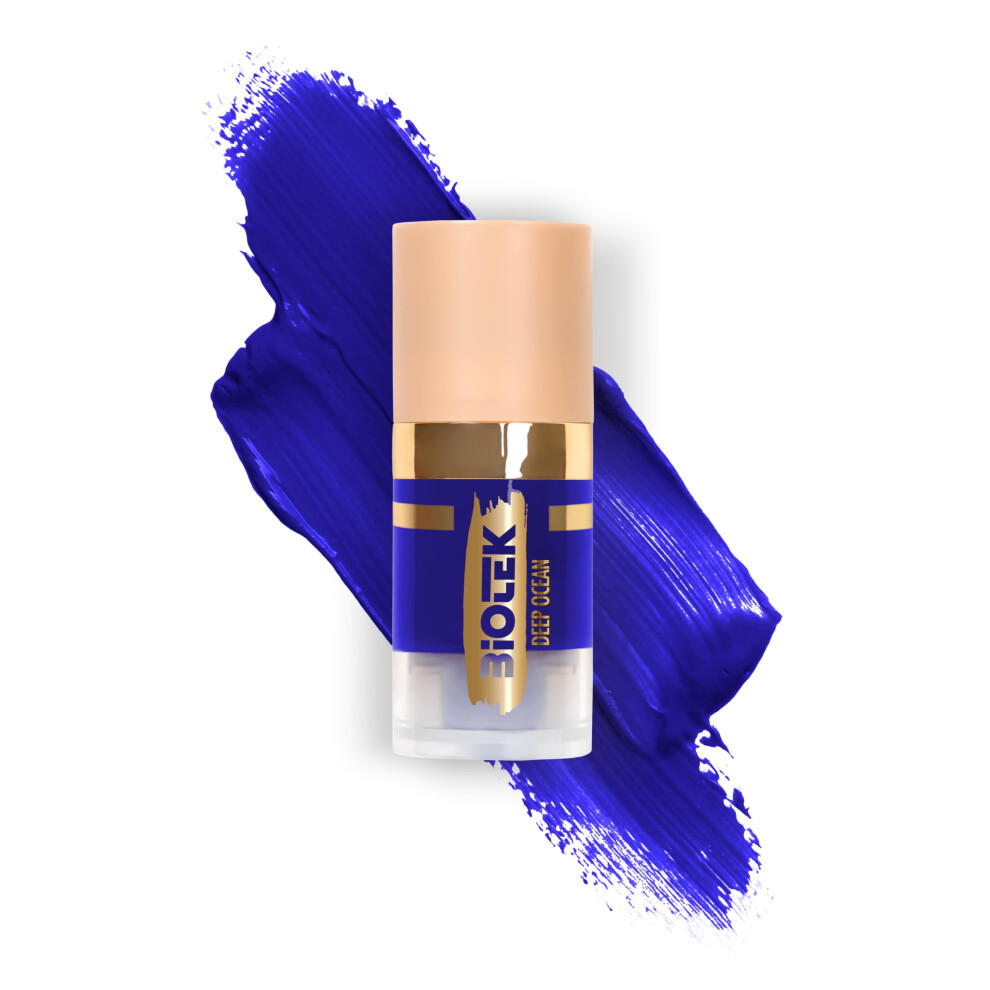 Biotek Eyes Pigment for Permanent Makeup - Intense Blue Color for Eyes and Eyeliner - Made in Italy - Deep Ocean 0 24 fl.oz.