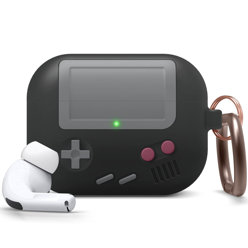 Elago Aw5 Compatible With Airpods Pro Case Classic Handheld Game Cons Black 8809667654869