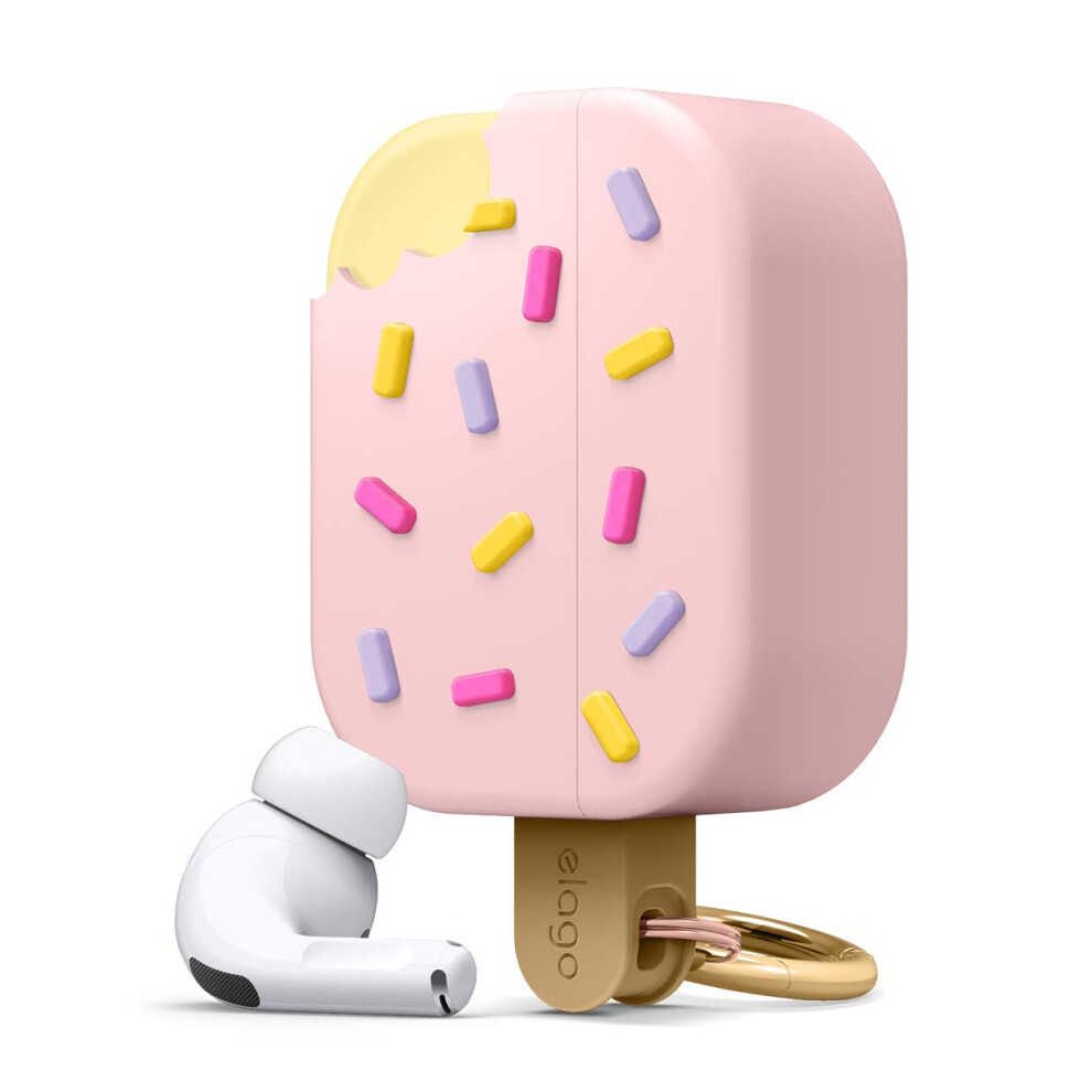 Elago Ice Airpods Pro Case With Keychain Designed For Apple Airp Cream 8809667652292