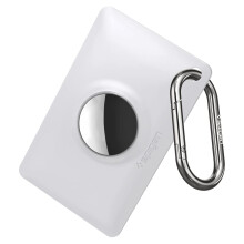 Spigen Air Fit Entwickelt fr Apple AirTag Wallet Card Case Cover AirTag-Halter fr AirTag-Schlsselanhnger (2021)  Wei