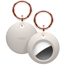 elago Basic Case kompatibel mit AirTag-Schlsselanhnger (Stein)
