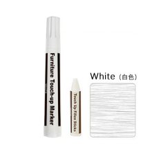(White Marker Crayon) Furniture Repair Wood Cabinet Floor Touch Up Marke