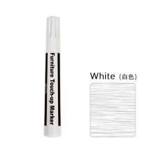 (White Marker) Furniture Repair Wood Cabinet Floor Touch Up Marke