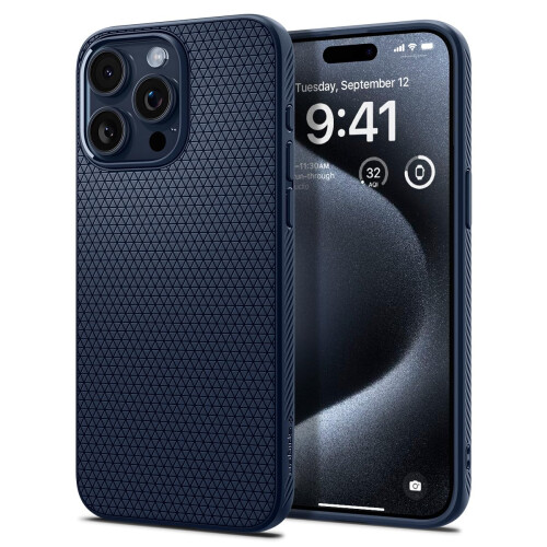 Spigen Spigen Liquid Air Armor Designed for iPhone 15 Pro case (2023)  Milita