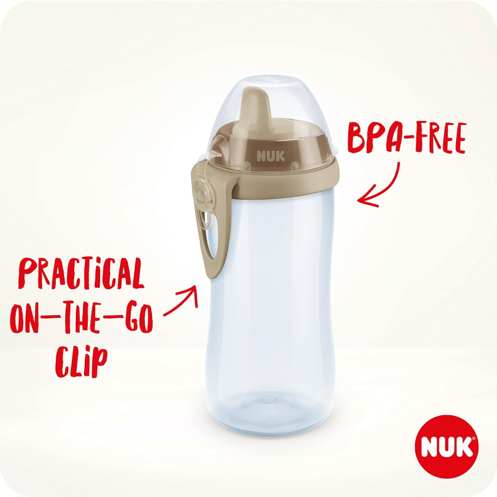 Baby Nuk Nuk Kiddy Cup Toddler Cup | 12+ Months | 300 Ml | Leak-Proof Toughened