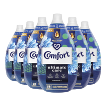 Comfort Ultimate Care Fresh Sky Ultra-Concentrated Fabric Conditioner bottle made of 100