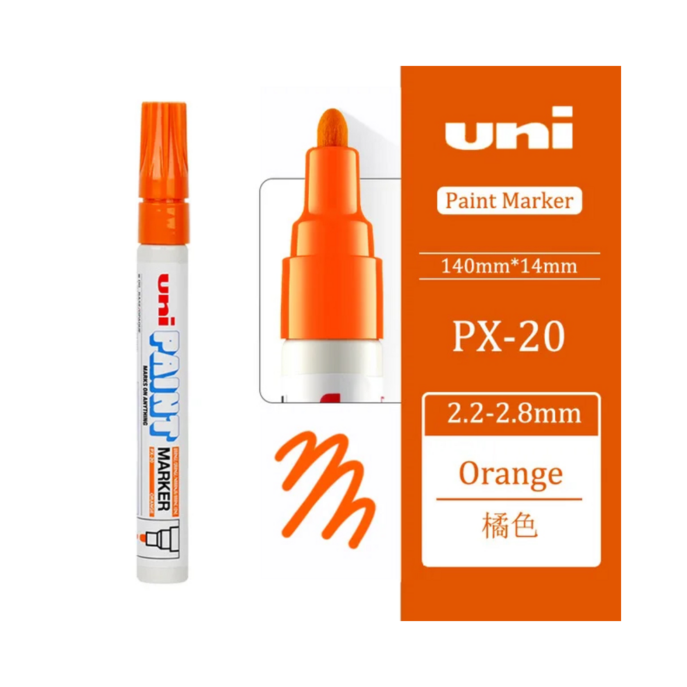 (1pcs Orange PX20) 1Piece of Japanese  Px-20 Paint Pen Touch-up Pen 1-image-OPC-PGHH7SV-NEW