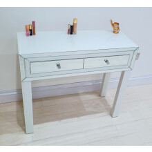 7seas® Juliette White Glass Dressing Table