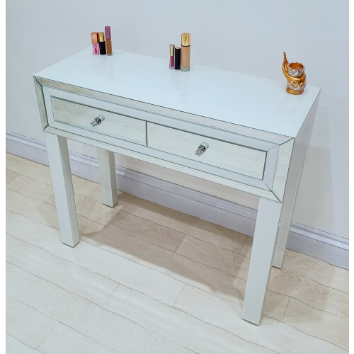 7seas®  Juliette White Glass Dressing Table 1