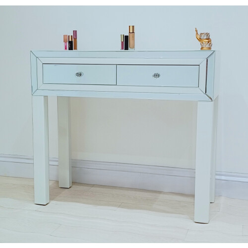 7seas®  Juliette White Glass Dressing Table 2